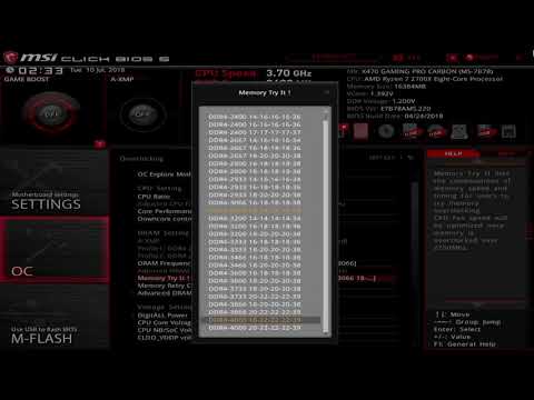 BIOS walkthrough: MSI X470 Gaming Pro Carbon