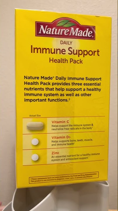 Nature made daily immune support health pack 100 packets