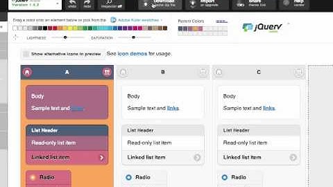 Creating a Customer Theme for jQuery Mobile