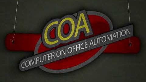 coa computer office automation