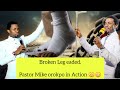 He broke his legs but Pastor Mike orokpo Released A MIRACLE