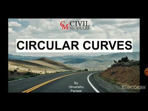 10.1 Circular Curves: Introduction, Types of Curves, Elements of simple ...