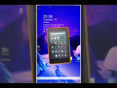 Планшет Amazon Fire с Play Store и пользовательским лаунчером