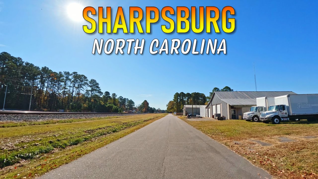 Sharpsburg North Carolina Driving Through