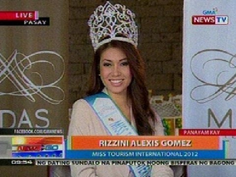 NTG: Panayam kay Miss Tourism International 2012 Rizzini Alexis Gomez (Jan. 4, 2012)