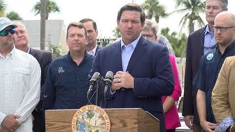 Gov. DeSantis announces new red tide task force