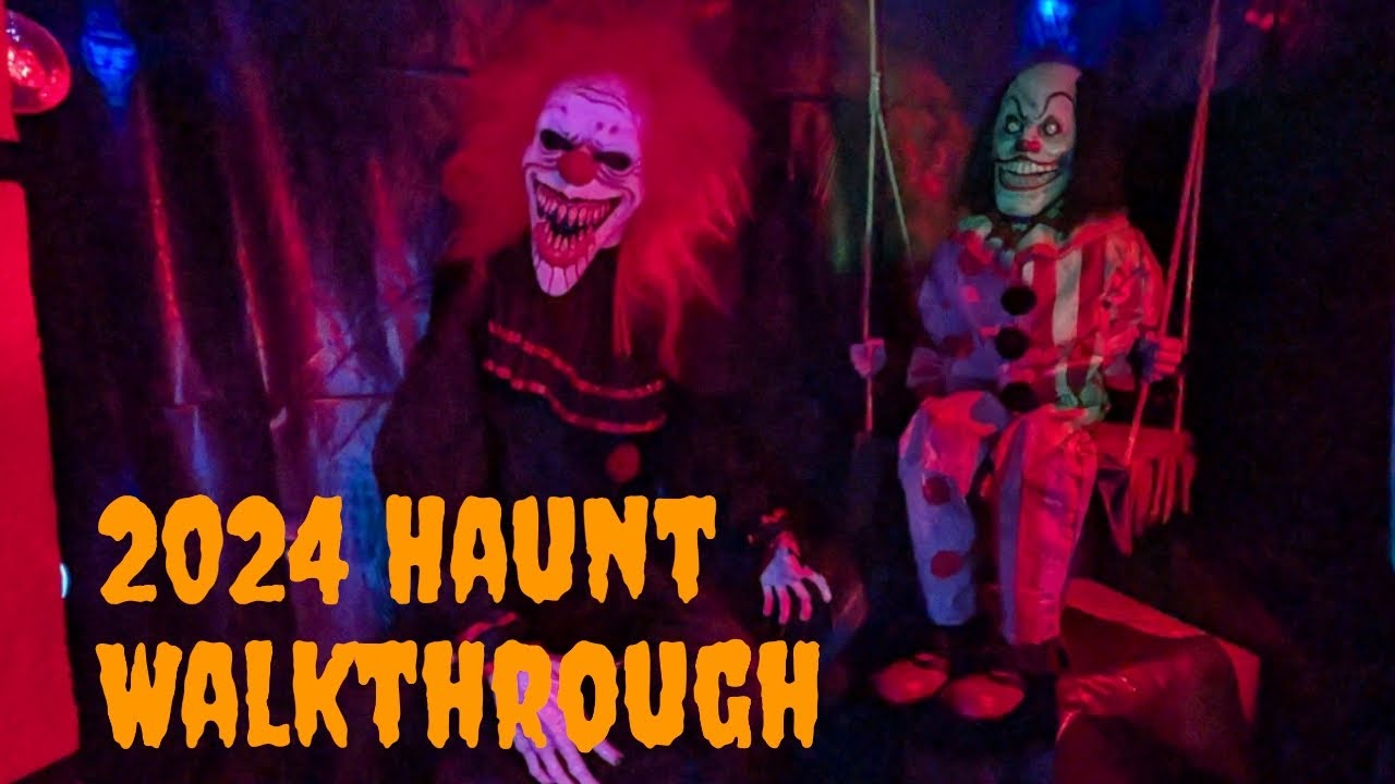 Halloween 2024 Haunted House Walkthrough Spirit Halloween Animatronics Home Depot Halloween Haunt