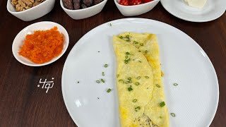 املت و مربا هویج، یک صبحانه عالی به همراه نواب- omelet and carrot jam, a great breakfast with navab