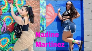 Nadine Martinez - Curvy Model: Bio, Style, Fashion, Outfits 2022.