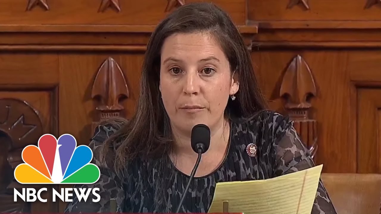 Representative Elise Stefanik Questions Tim Morrison And Kurt Volker In Rapid Fire Round | NBC News