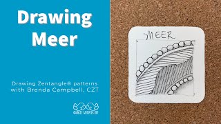 Drawing Zentangle® Patterns | Angel Whispers Art | Meer