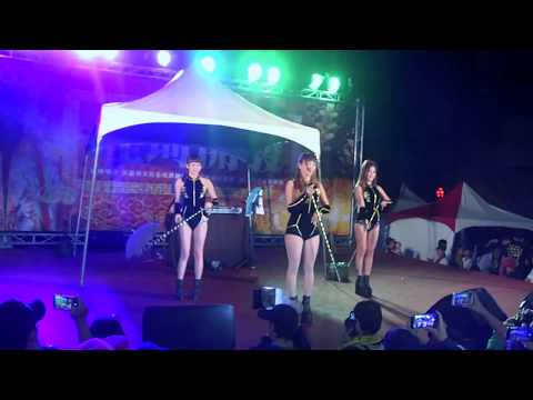 20180707嘉義煌琦開發前往四湖參天宮新港奉天宮回駕遶境定點舞台23 Pop Candy跳跳糖(菲菲 果果 阿布) 陣頭舞姬 廟會辣妹