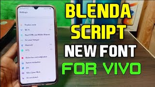 Blenda script new font free apply on all vivo screenshot 5