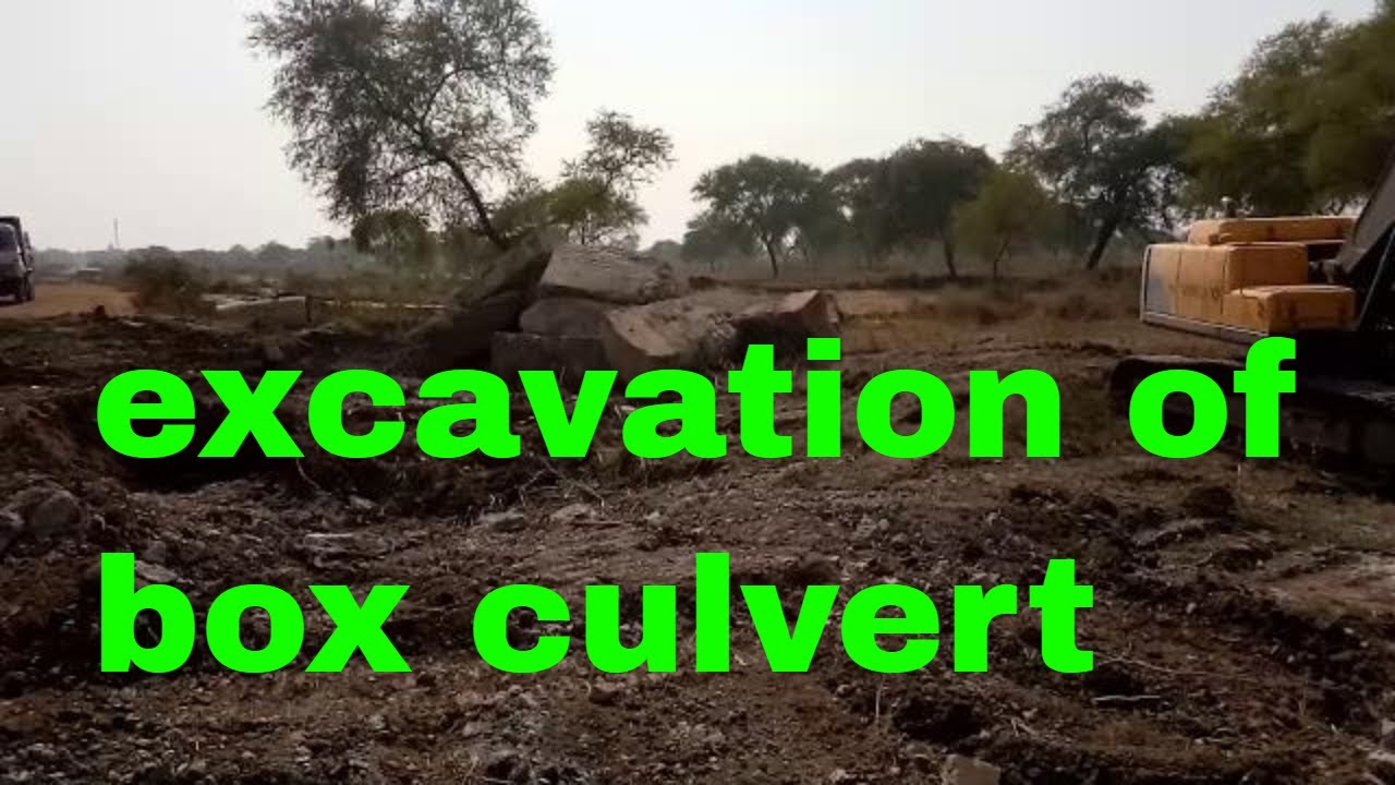 Silt Removal and Culvert Debris Excavation | excavation of box culvert | excavation of foundation |