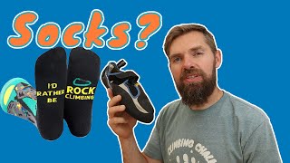 Should you Wear Socks with Climbing Shoes