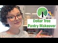 Dollar Tree Pantry Makeover | Affordable Organization