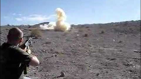 Tannerite 10lb exploding target in cooler