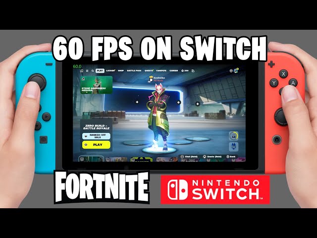 Fortnite Nintendo Switch 60FPS SAFE OVERCLOCK Gameplay - YouTube