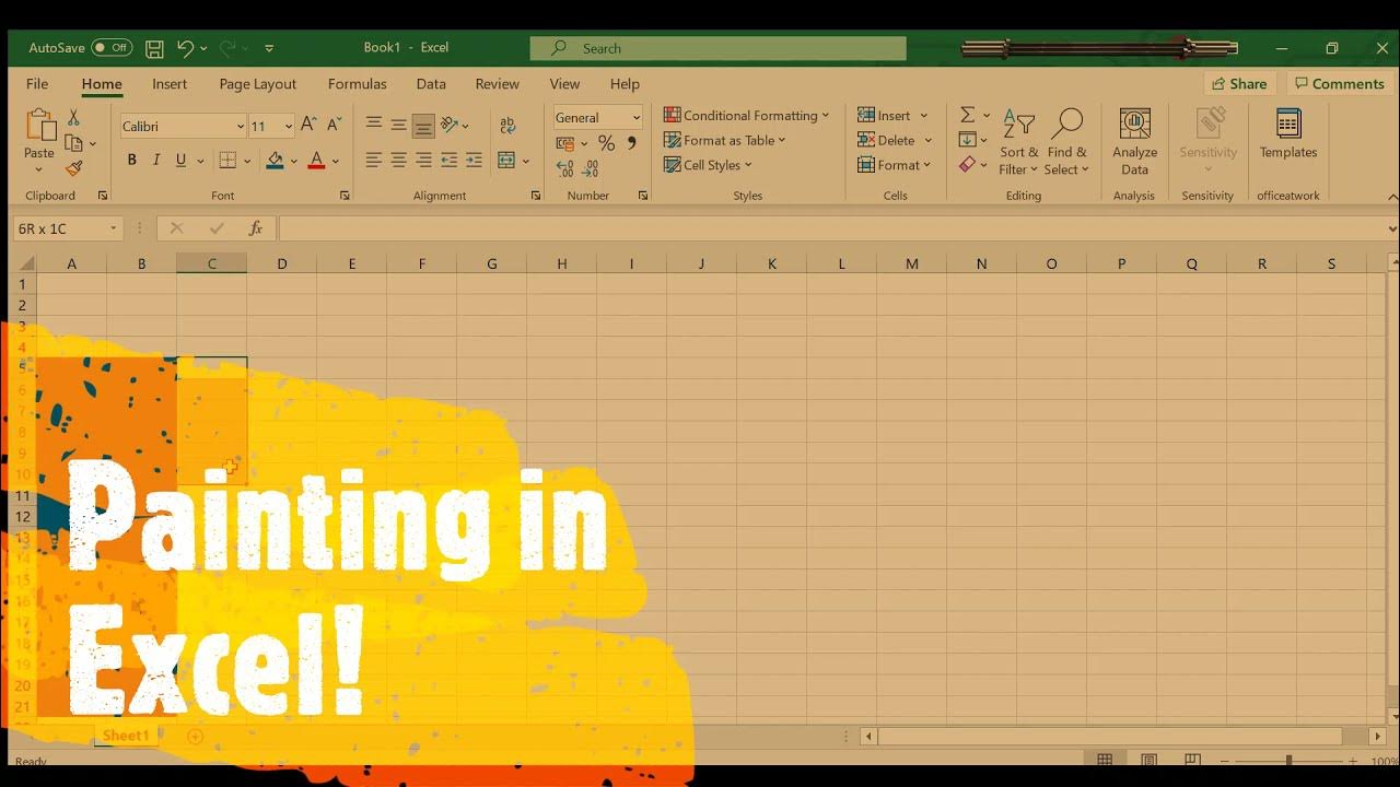 Painting in Excel! YouTube