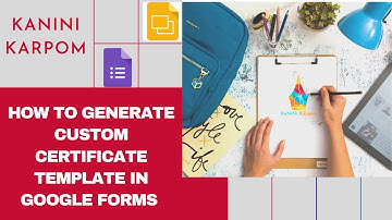 How to import custom template for Google forms|Google slide|create certificate|Tamil|#KaNiNi_Karpom