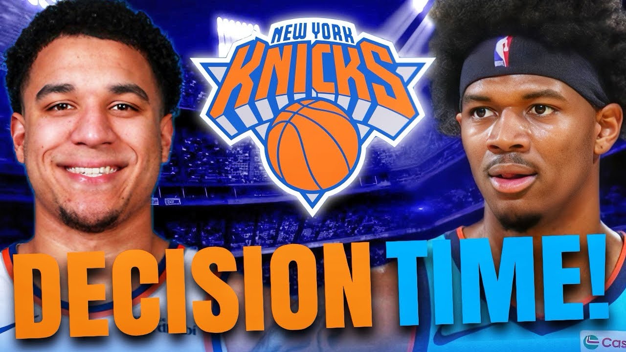 Knicks ROSTER Decision: Rookie Deal or Two-Way Risk? - YouTube