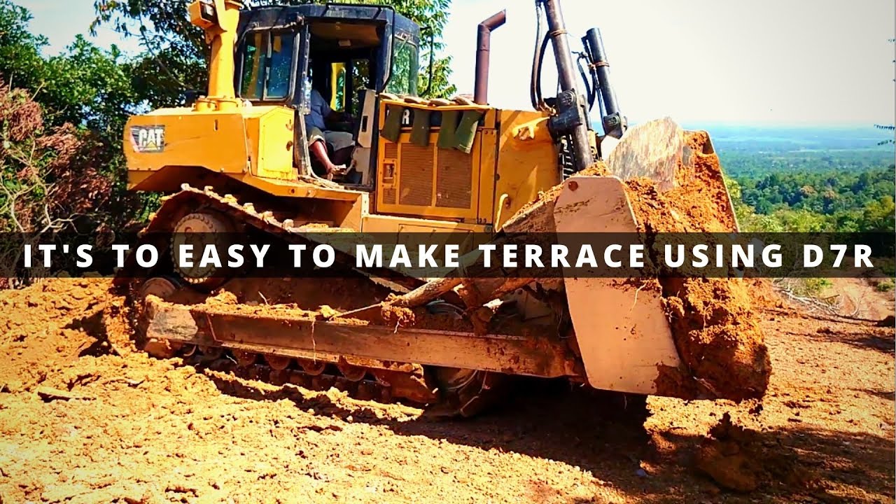 Make Terrace Easily Using Dozer D7R YouTube
