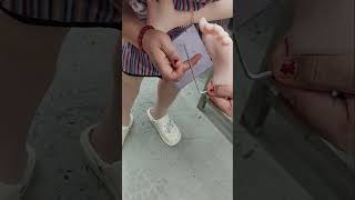 TPE Doll Foot Pin Installation | Standing Support Process