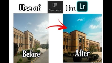 How to use GEOMETRY tool in ADOBE LIGHTROOM mobile.