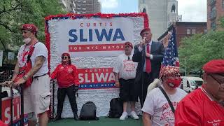 Getting out the vote in #NYC!  Tomorrow, June 22nd is primary day - Vote #CurtisSliwa for Mayor!
