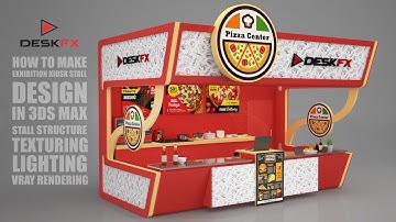 3Ds Max Tutorials | How To Create Exhibition Kiosk Stall (Part 1)