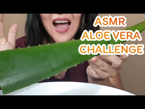 ASMR ALOE VERA CHALLENGE EATING SOUNDS NO TALKING | Mew