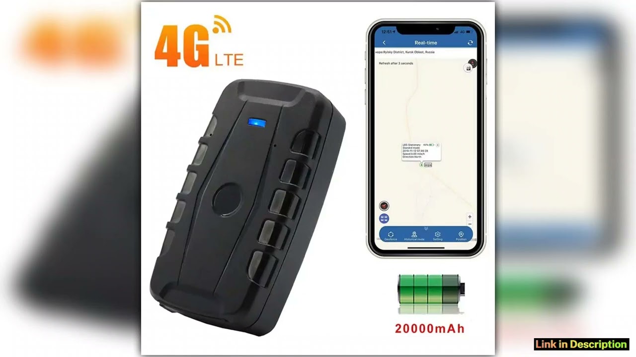 2025 New 4G GPS Car Alarm 4G GPS Tracker Car 20000mA 4G GPS Locator 20000mAh Waterproof IP67 4G GPS