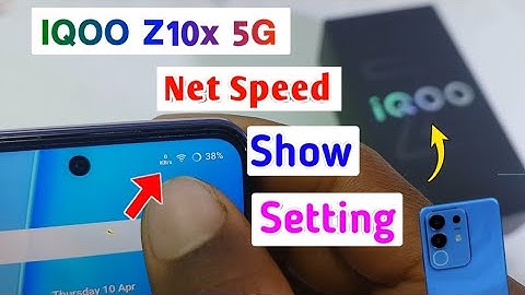 Iqoo Z10x  5g Network Speed Setting | How to show net speed in iqoo z10x 5g