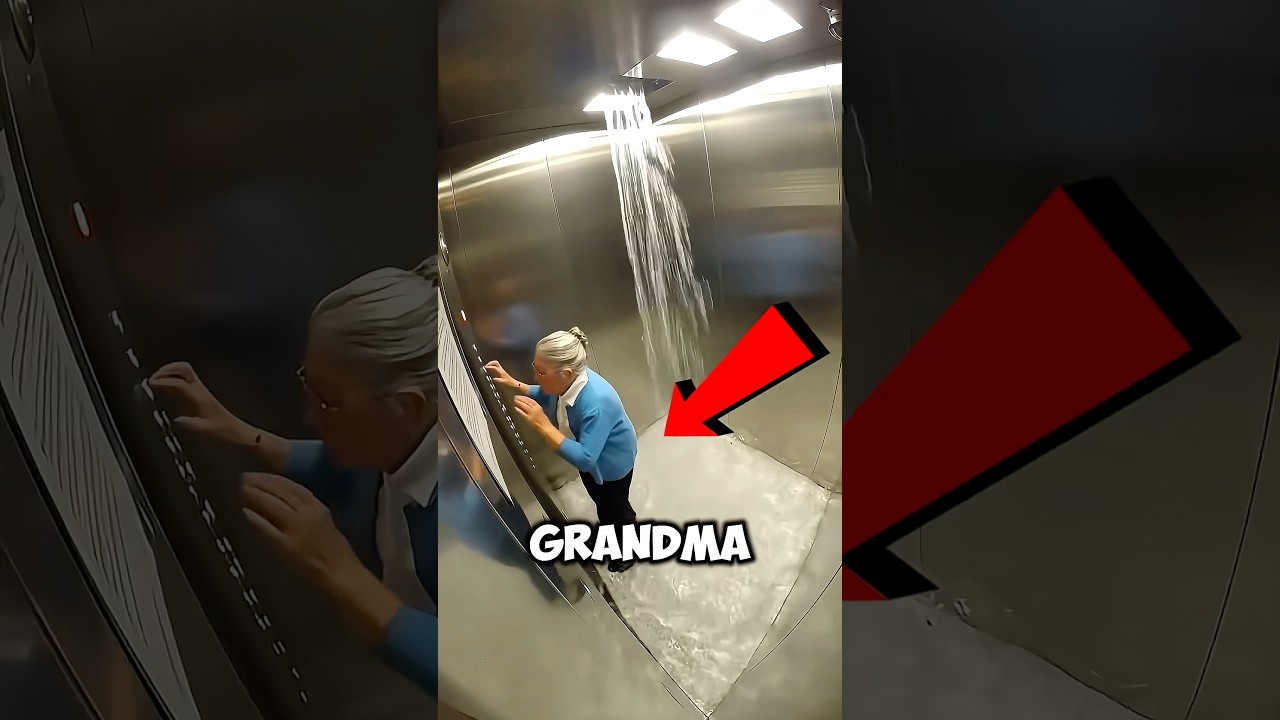 Бабушка оказалась заперта в лифте из-за прибывающей воды!