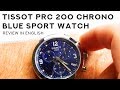 Tissot PRC 200 Chronograph Watch, a Sophisticated Blue Men\'s Chrono (Review T0554171604700)