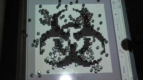 Group Mind Across Robot Swarm, Frowny 2 at 64X