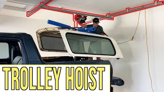 Custom Trolley Hoist Install | Dream Garage Ep02