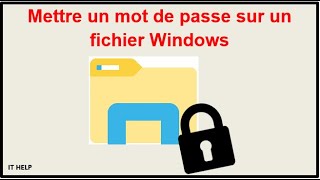 Put a password on a Windows file screenshot 3