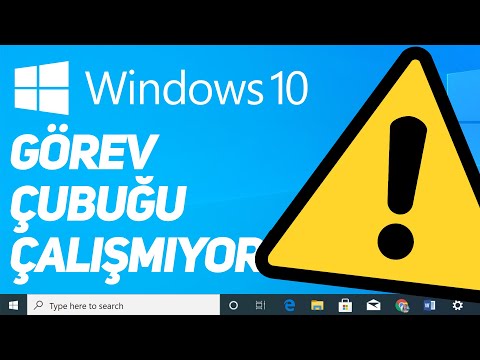 Windows 10 Görev Çubuğu Çalışmıyor Sorunu ve Çözümü  