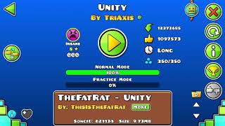 [Geometry Dash] Unity (Insane ☆8) by TriAxis & FunnyGame [3 Coins]