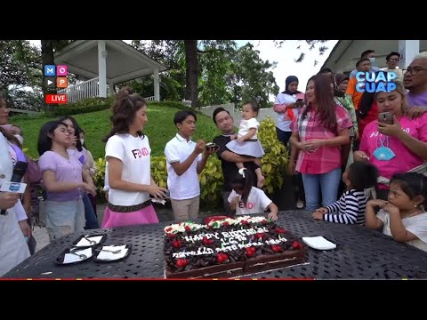 KEBERSAMAAN RUBEN ONSU BERSAMA THALIA THANIA DI AKHIR PEKAN - CUAP CUAP