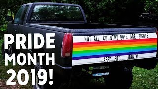 'Country' Boy Creates Duct Tape Rainbow Flag On Truck