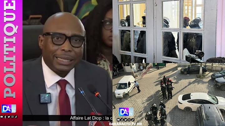 Mairie de Dakar - Les FDS interrompent le point de presse de Barth et prennent d'assaut la salle…