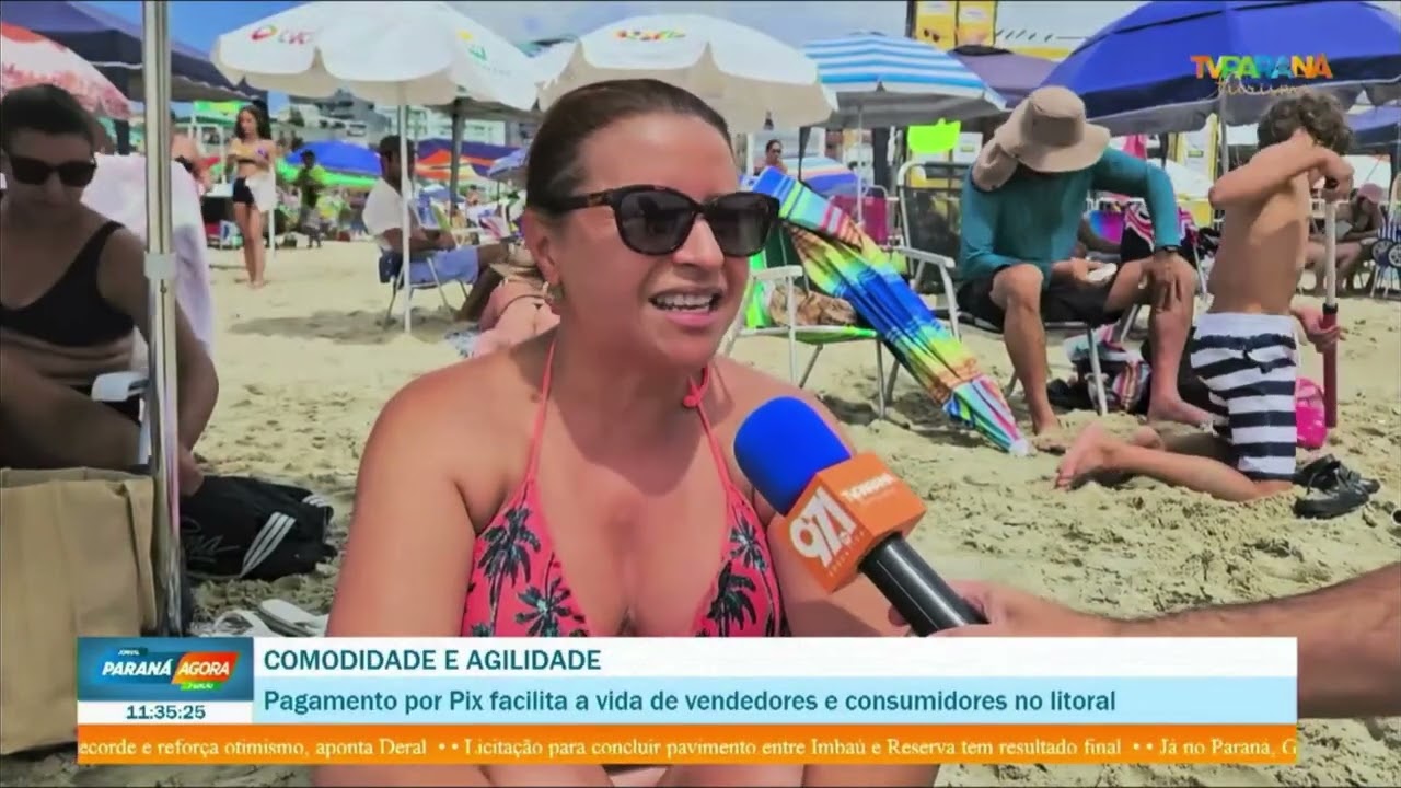 Pagamento por Pix facilita a vida de vendedores e consumidores no litoral