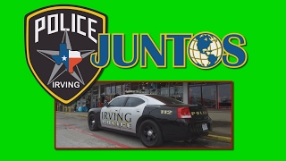 Police "Juntos" at Irving Bazar