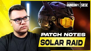 [FR]-Patch Notes SOLAR RAID (Résumé + Explication) - SOLIS - Rainbow Six Siege