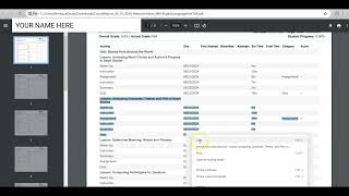 How to use your course report to create a to do list in google tasks