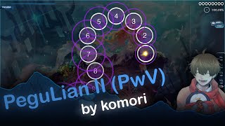osu! skin review Komori - PeguLian II (PwV) (by DuyKhang-sama)