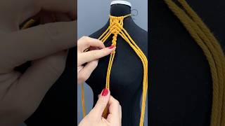 DIY MACRAME BEACHWEAR 💛#macrame #diy #nannachrist