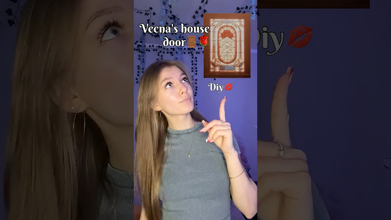 Vecna's house door🚪🌹 | diy❤️ 